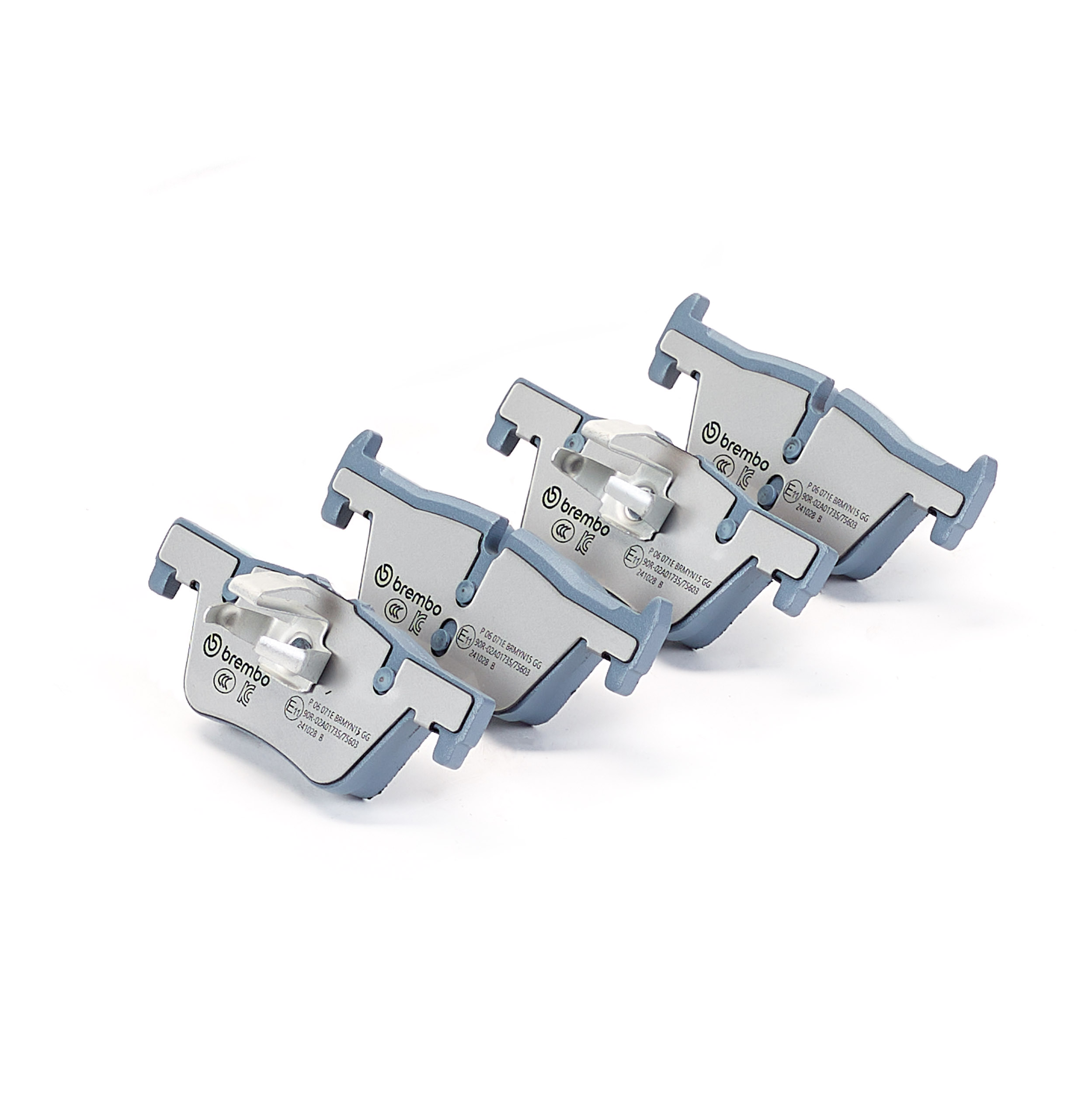 Jeu de 4 plaquettes de frein BREMBO ref. P 06 071E