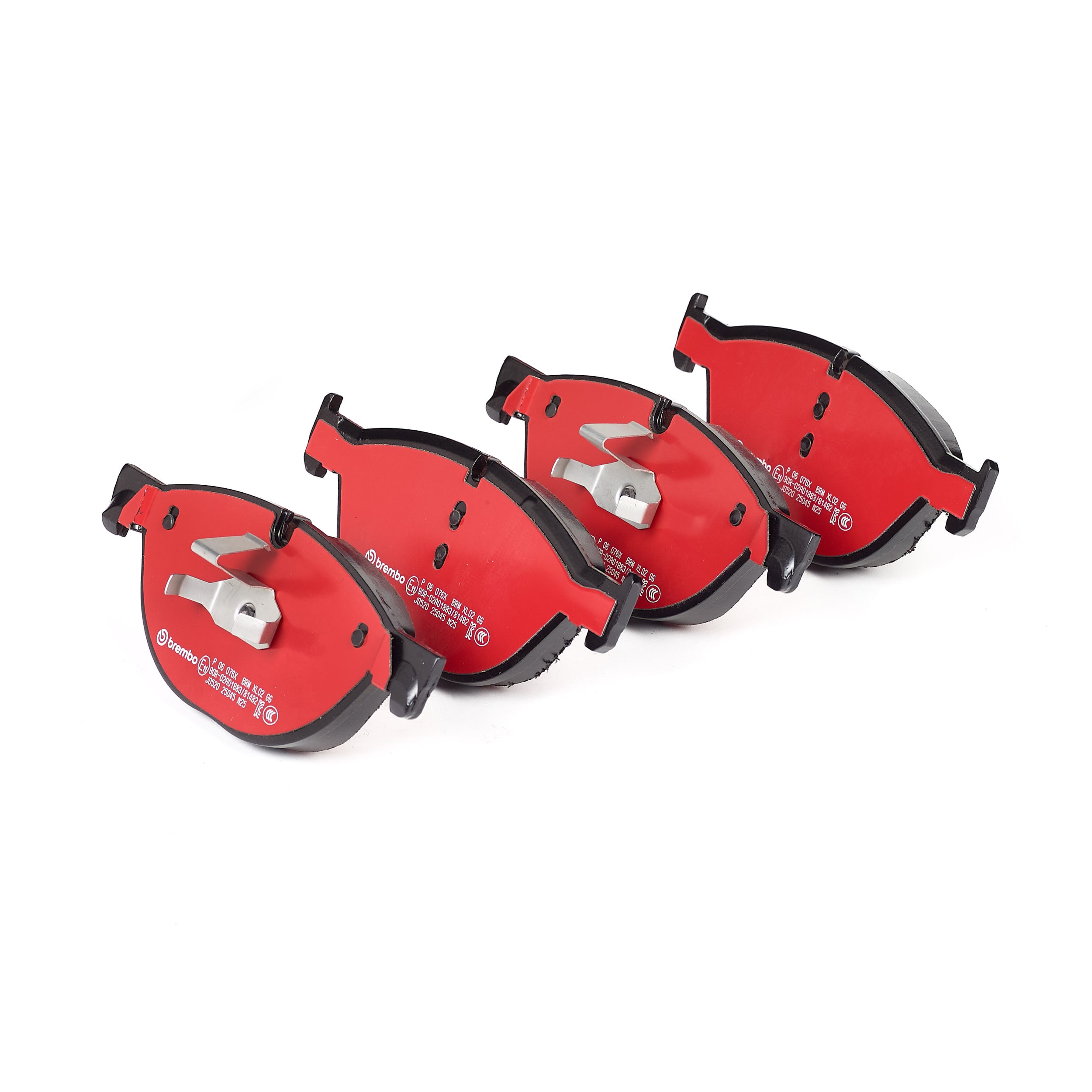 Jogo de 4 pastilhas de travão BREMBO ref. P 06 076X