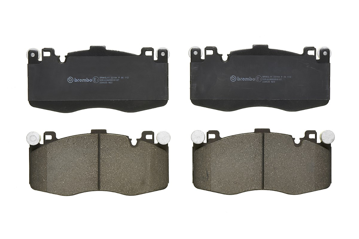 Jeu de 4 plaquettes de frein BREMBO ref. P 06 112