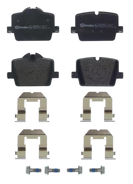Jogo de 4 pastilhas de travão BREMBO ref. P 06 114