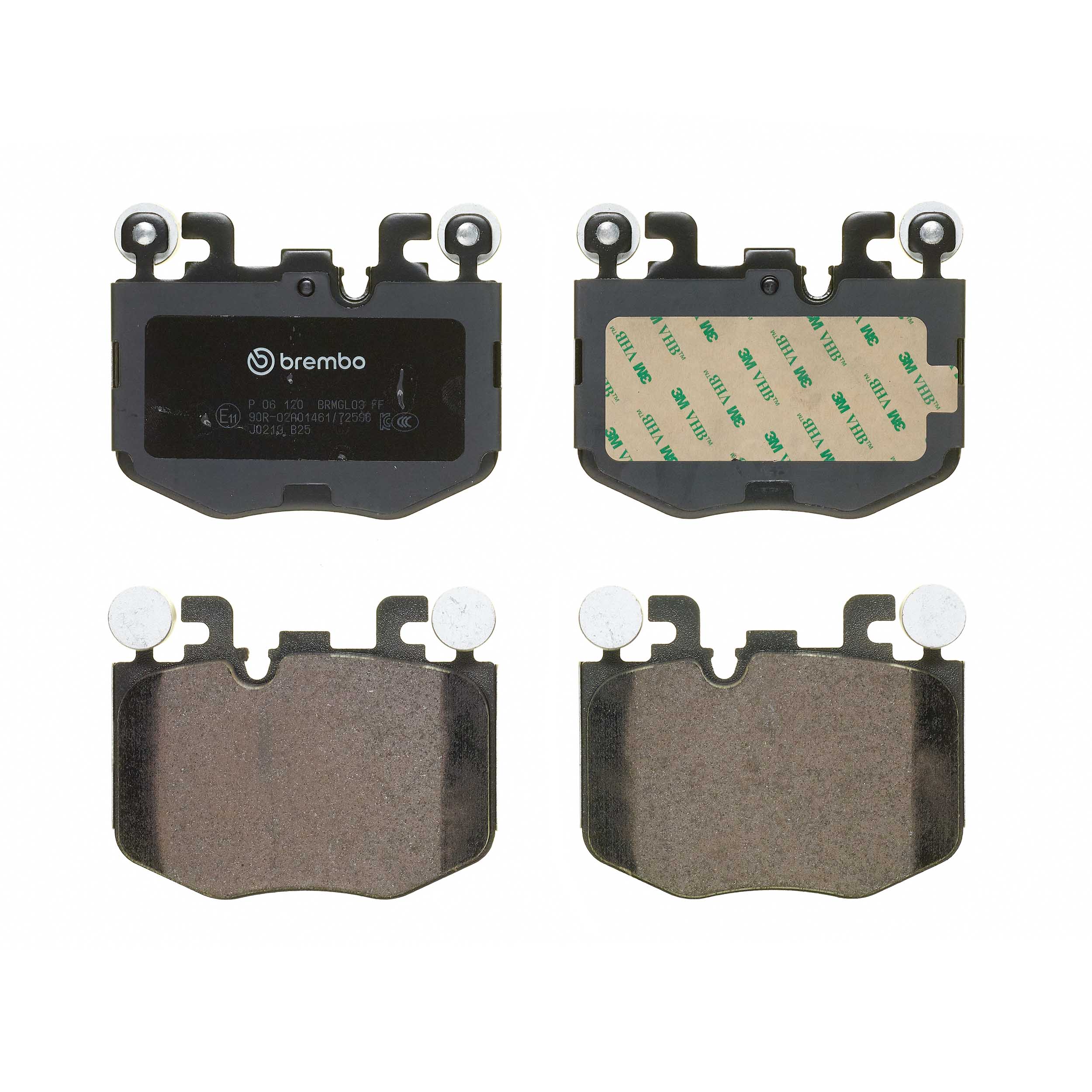 Jogo de 4 pastilhas de travão BREMBO ref. P 06 120