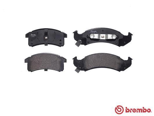 Jeu de 4 plaquettes de frein BREMBO ref. P 07 002