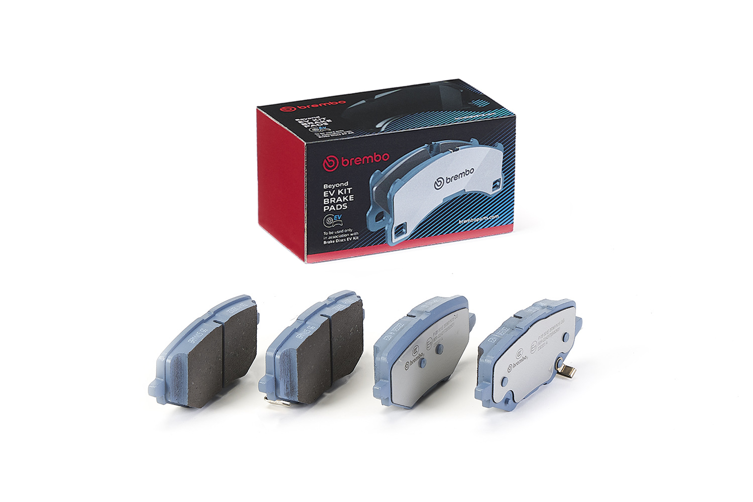 Jeu de 4 plaquettes de frein BREMBO ref. P 08 001E