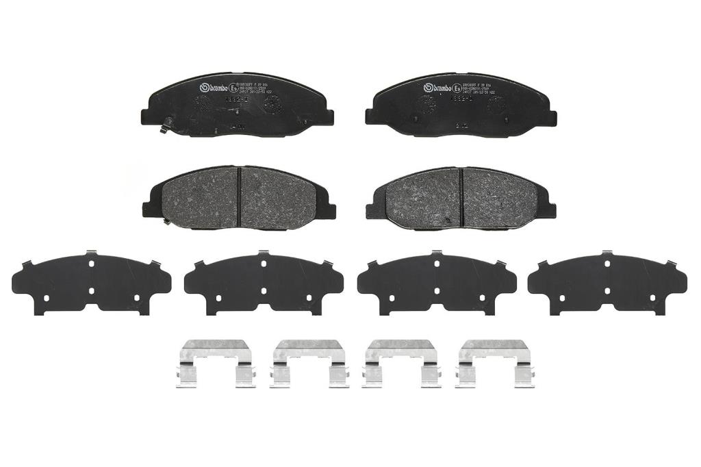 Jeu de 4 plaquettes de frein BREMBO ref. P 09 016