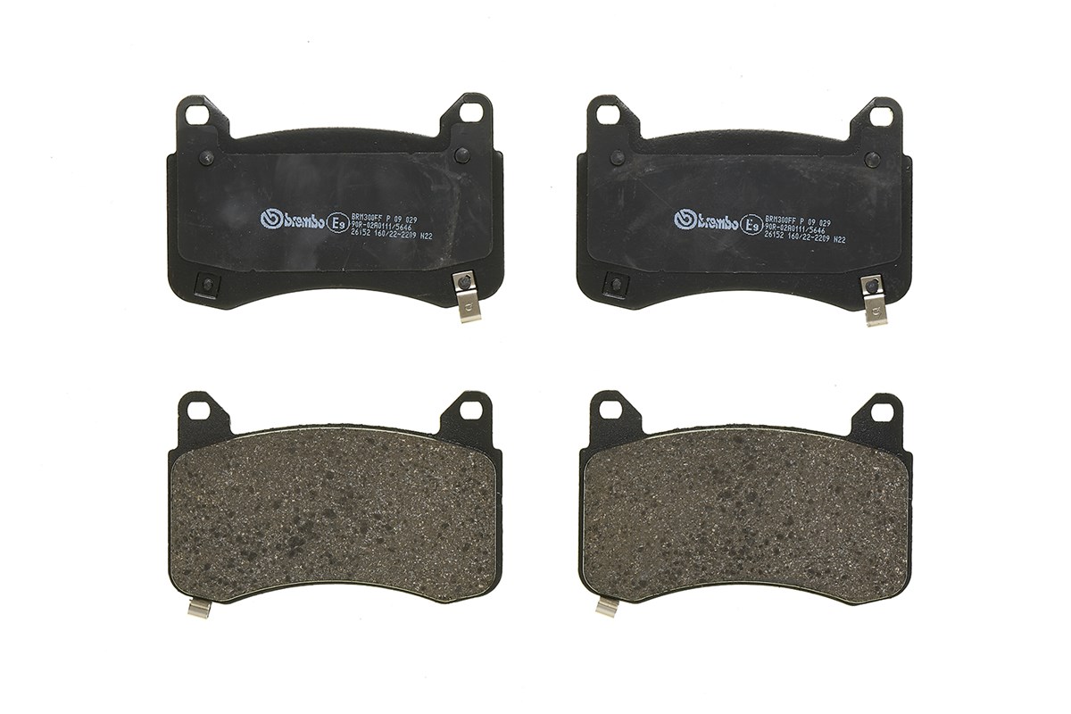Jeu de 4 plaquettes de frein BREMBO ref. P 09 029