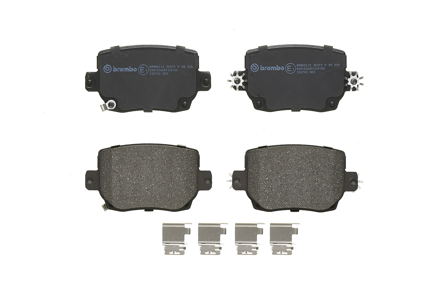 Jeu de 4 plaquettes de frein BREMBO ref. P 09 030