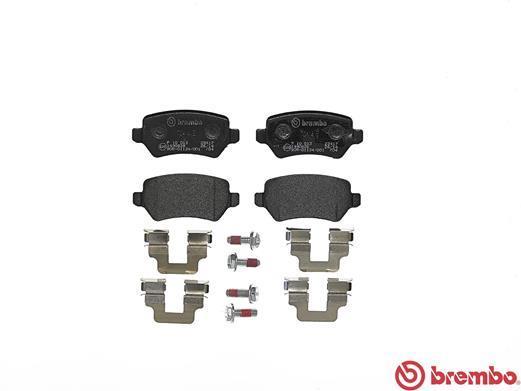 Jogo de 4 pastilhas de travão BREMBO ref. P 10 013