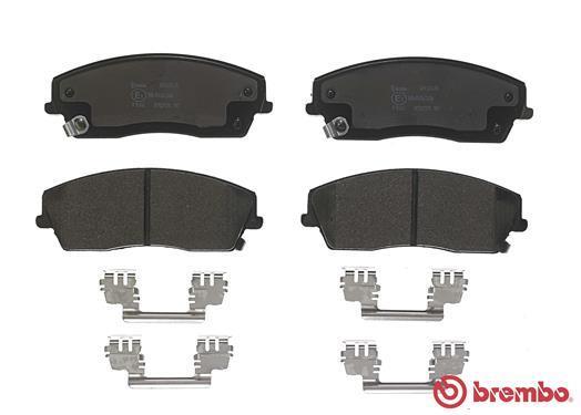 Jeu de 4 plaquettes de frein BREMBO ref. P 11 041