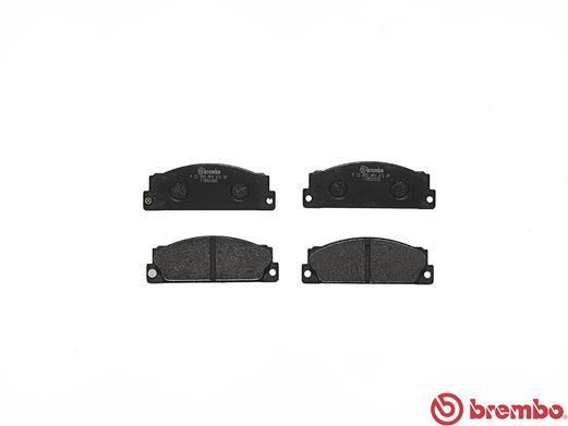 Jeu de 4 plaquettes de frein BREMBO ref. P 23 005