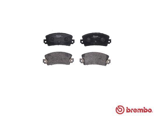 Jeu de 4 plaquettes de frein BREMBO ref. P 23 008