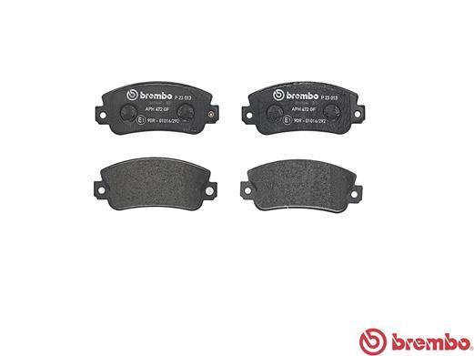 Jeu de 4 plaquettes de frein BREMBO ref. P 23 013