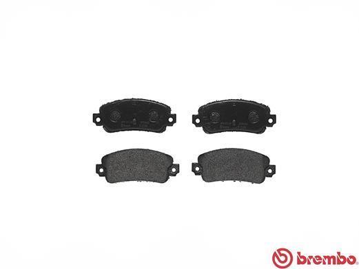 Jogo de 4 pastilhas de travão BREMBO ref. P 23 014