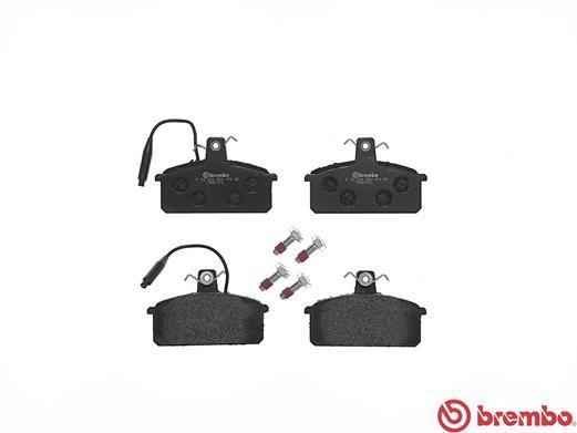 Jeu de 4 plaquettes de frein BREMBO ref. P 23 024