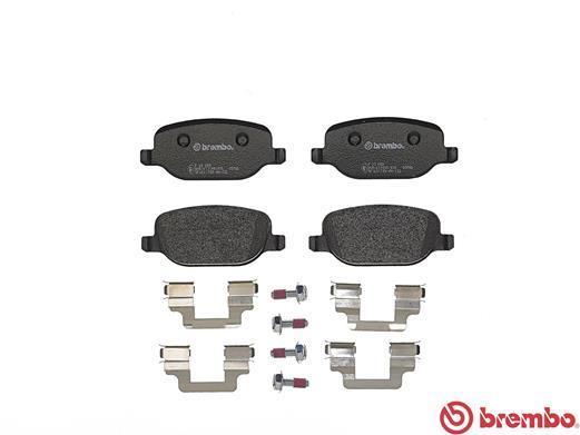 Jogo de 4 pastilhas de travão BREMBO ref. P 23 089
