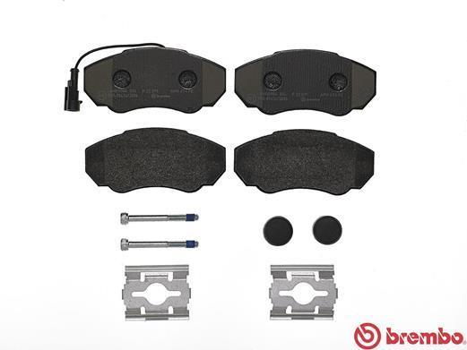 Jogo de 4 pastilhas de travão BREMBO ref. P 23 091