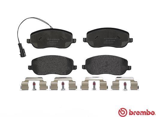 Jogo de 4 pastilhas de travão BREMBO ref. P 23 100