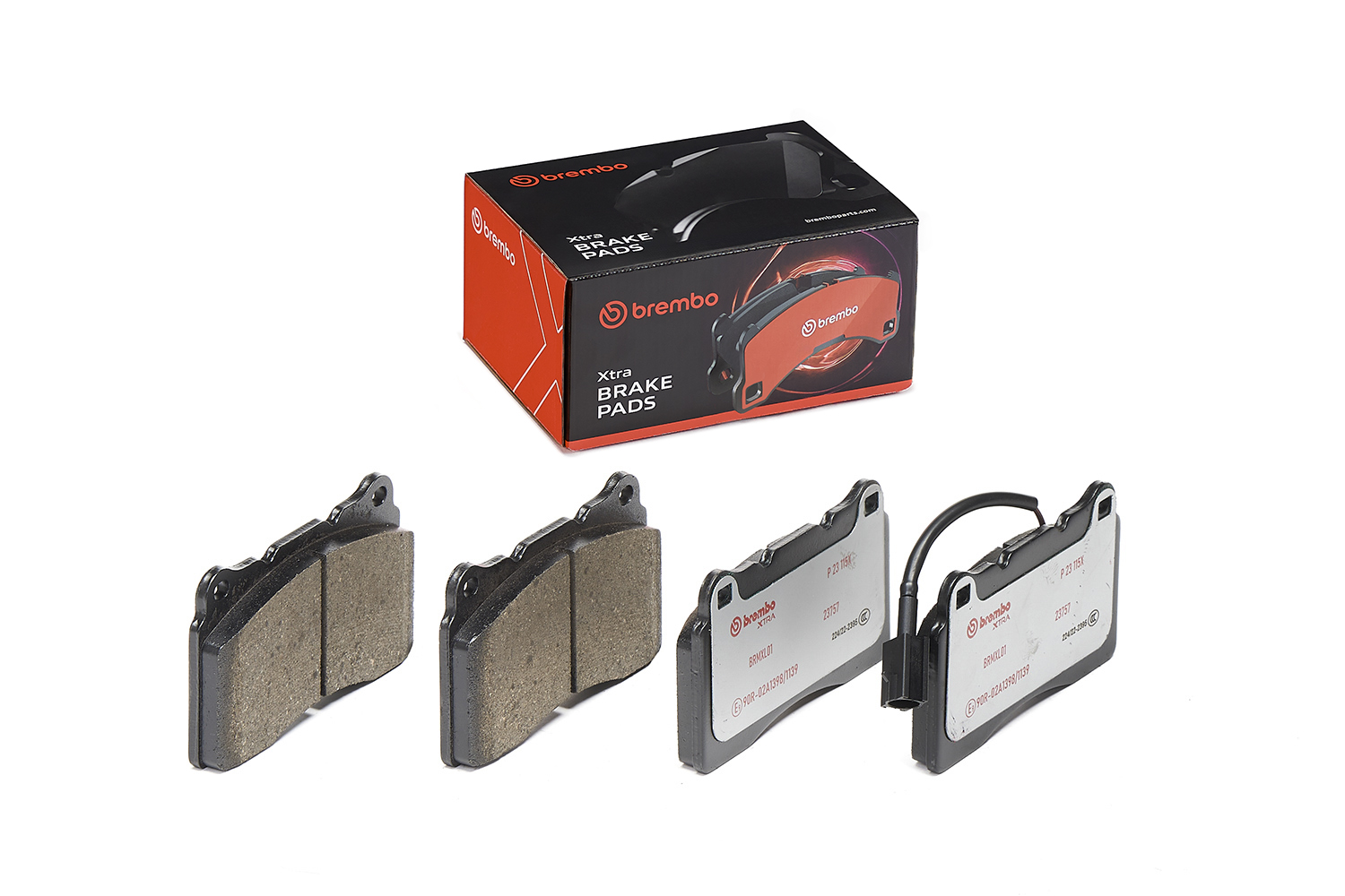 Jogo de 4 pastilhas de travão BREMBO ref. P 23 115X