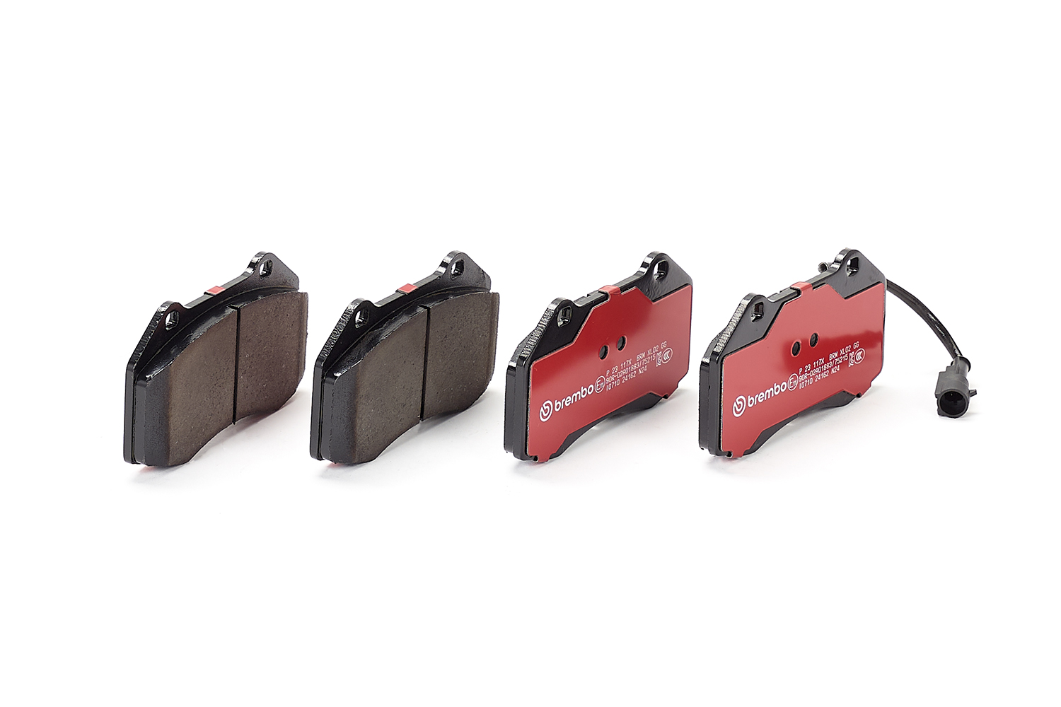 Jogo de 4 pastilhas de travão BREMBO ref. P 23 117X