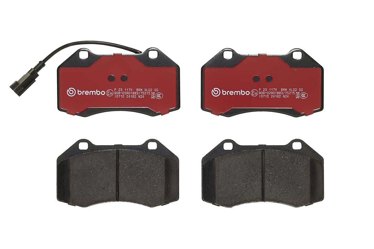 Jogo de 4 pastilhas de travão BREMBO ref. P 23 117X