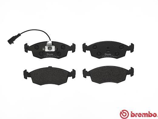 Jogo de 4 pastilhas de travão BREMBO ref. P 23 121