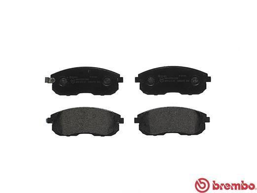 Jogo de 4 pastilhas de travão BREMBO ref. P 23 126