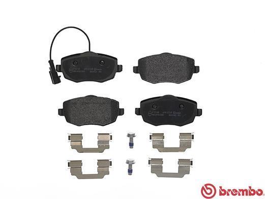 Jogo de 4 pastilhas de travão BREMBO ref. P 23 128