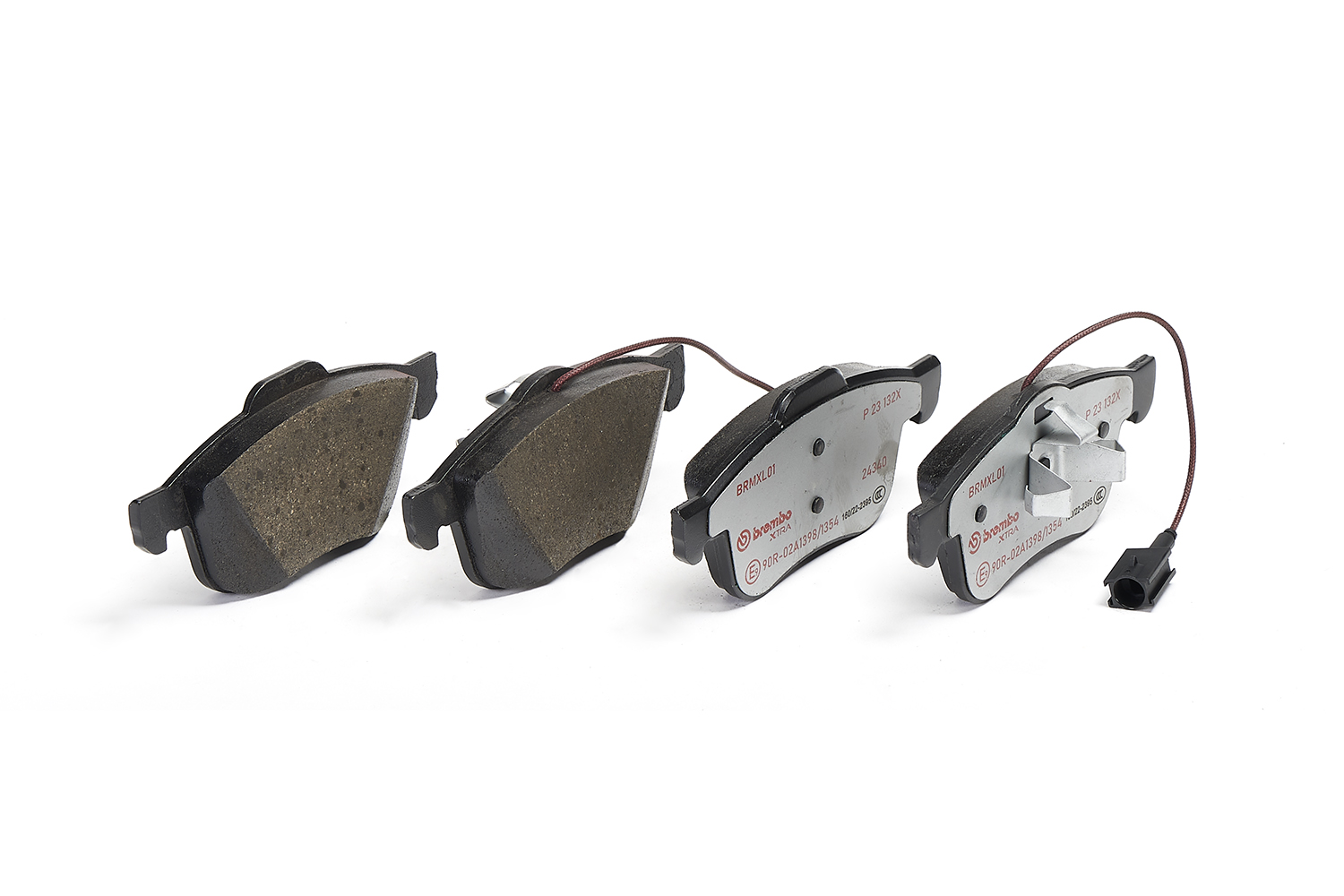Jeu de 4 plaquettes de frein BREMBO ref. P 23 132X