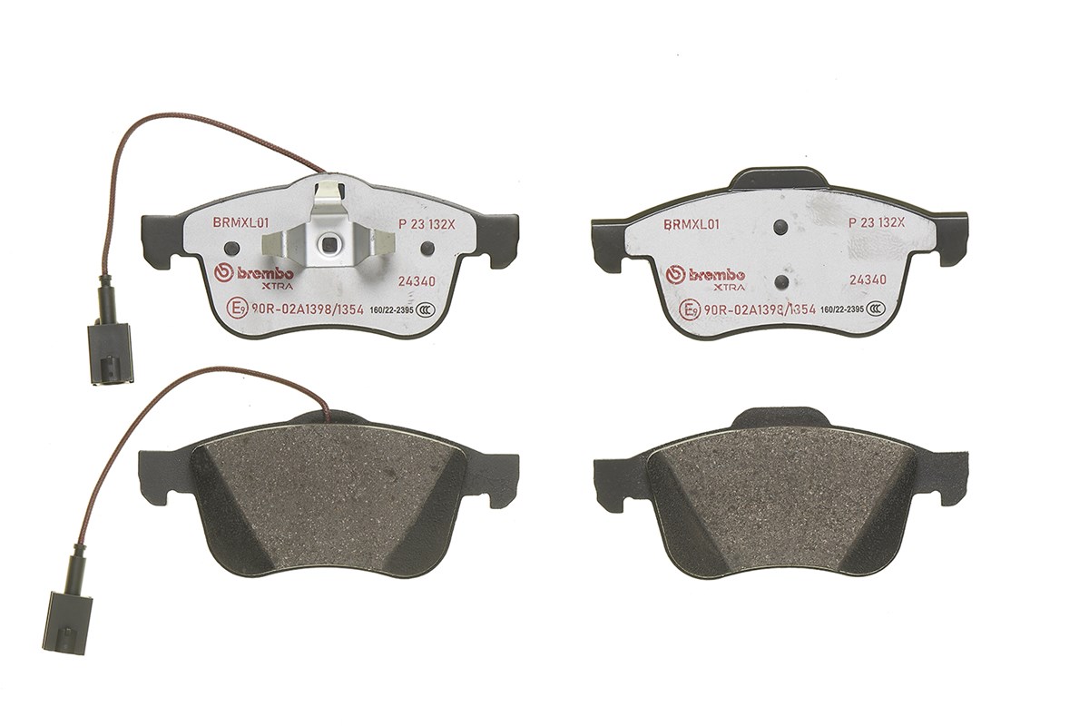 Jeu de 4 plaquettes de frein BREMBO ref. P 23 132X