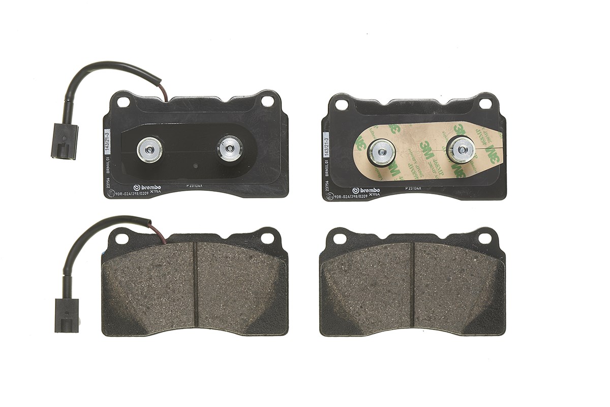 Jogo de 4 pastilhas de travão BREMBO ref. P 23 134X