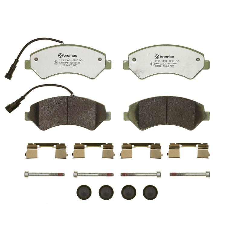 Jeu de 4 plaquettes de frein BREMBO P 23 136G
