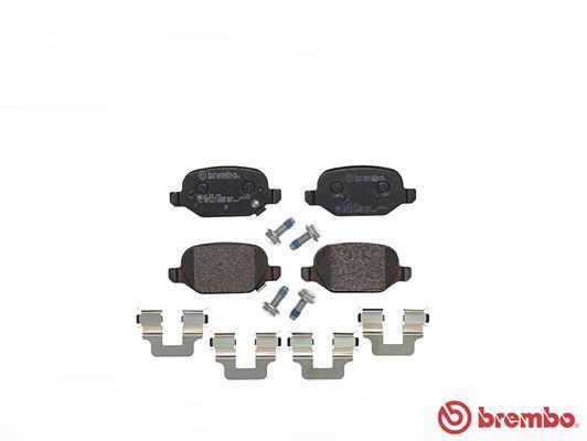 Jogo de 4 pastilhas de travão BREMBO ref. P 23 151