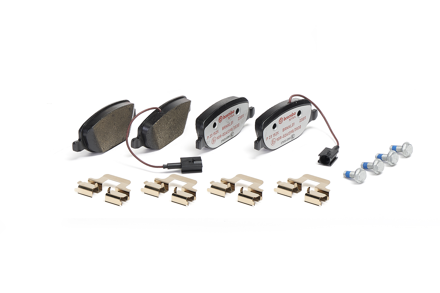 Jogo de 4 pastilhas de travão BREMBO ref. P 23 152X