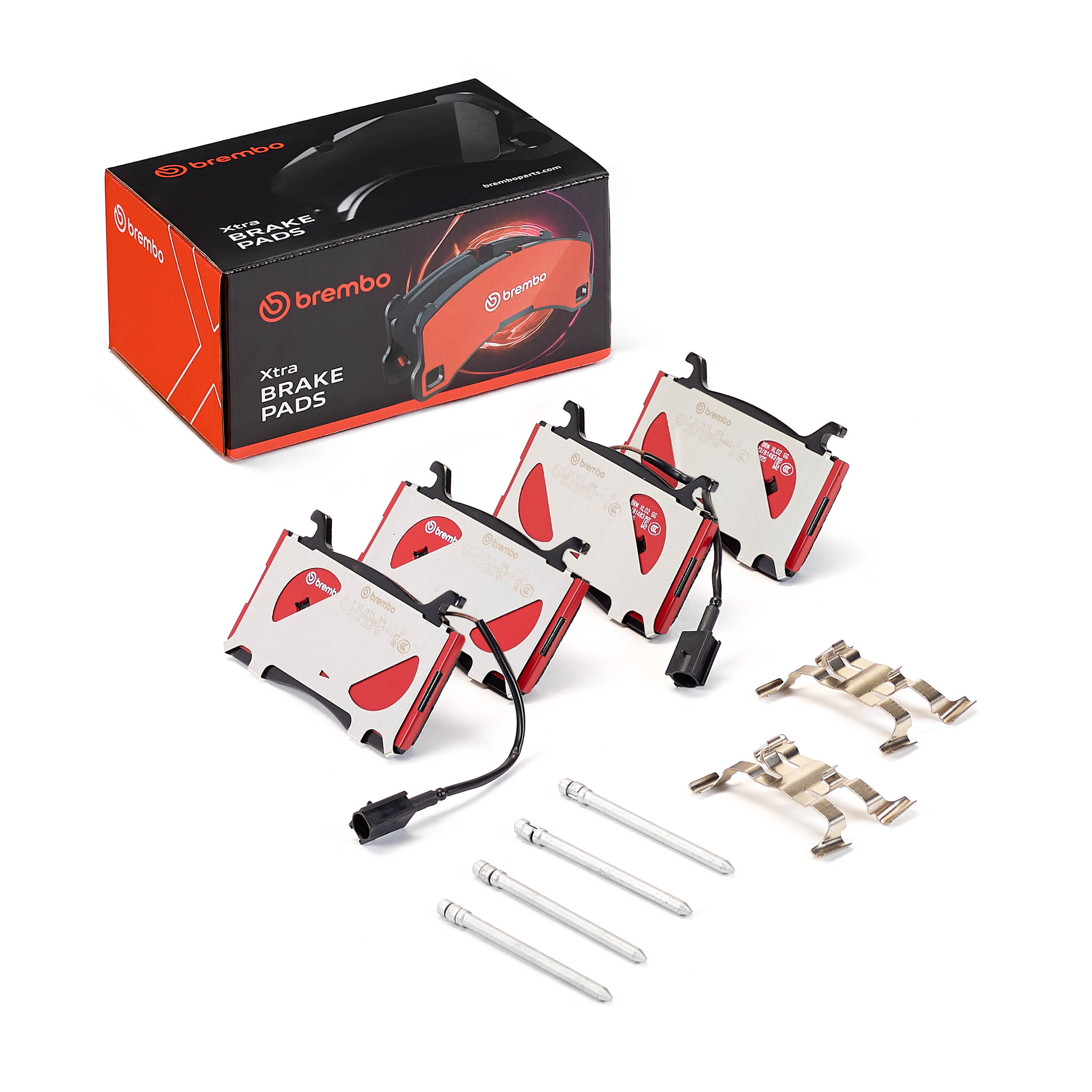 Jogo de 4 pastilhas de travão BREMBO ref. P 23 187X