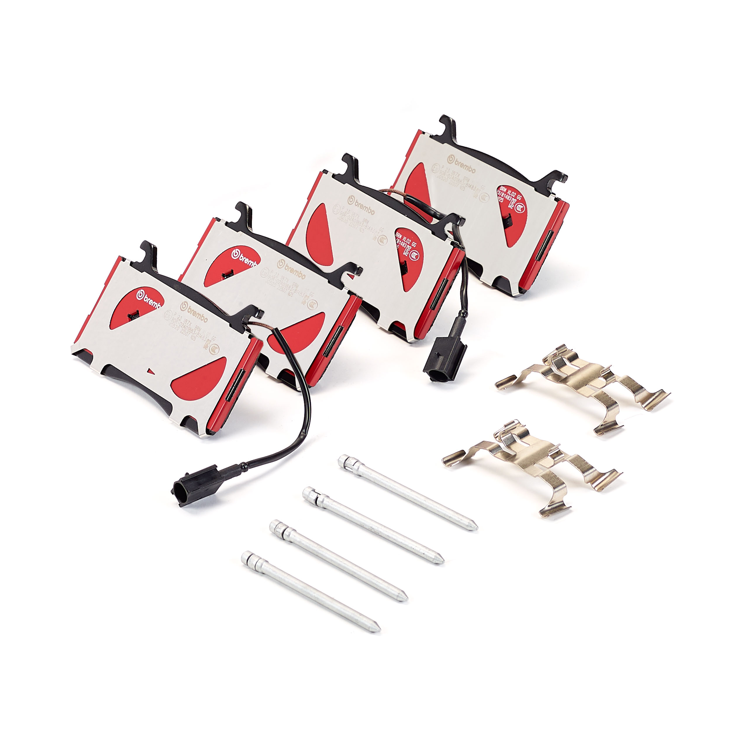 Jogo de 4 pastilhas de travão BREMBO ref. P 23 187X
