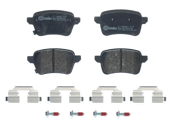 Jogo de 4 pastilhas de travão BREMBO ref. P 23 190