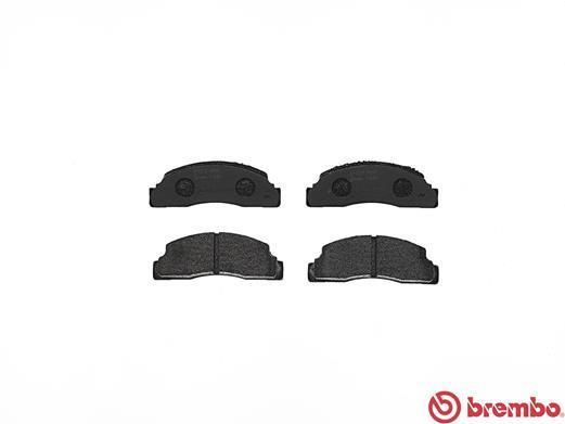Jeu de 4 plaquettes de frein BREMBO ref. P 24 009