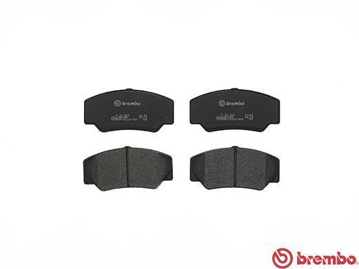 Jogo de 4 pastilhas de travão BREMBO ref. P 24 023