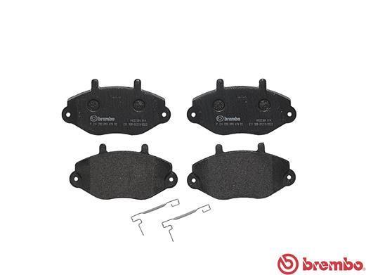 Jogo de 4 pastilhas de travão BREMBO ref. P 24 050