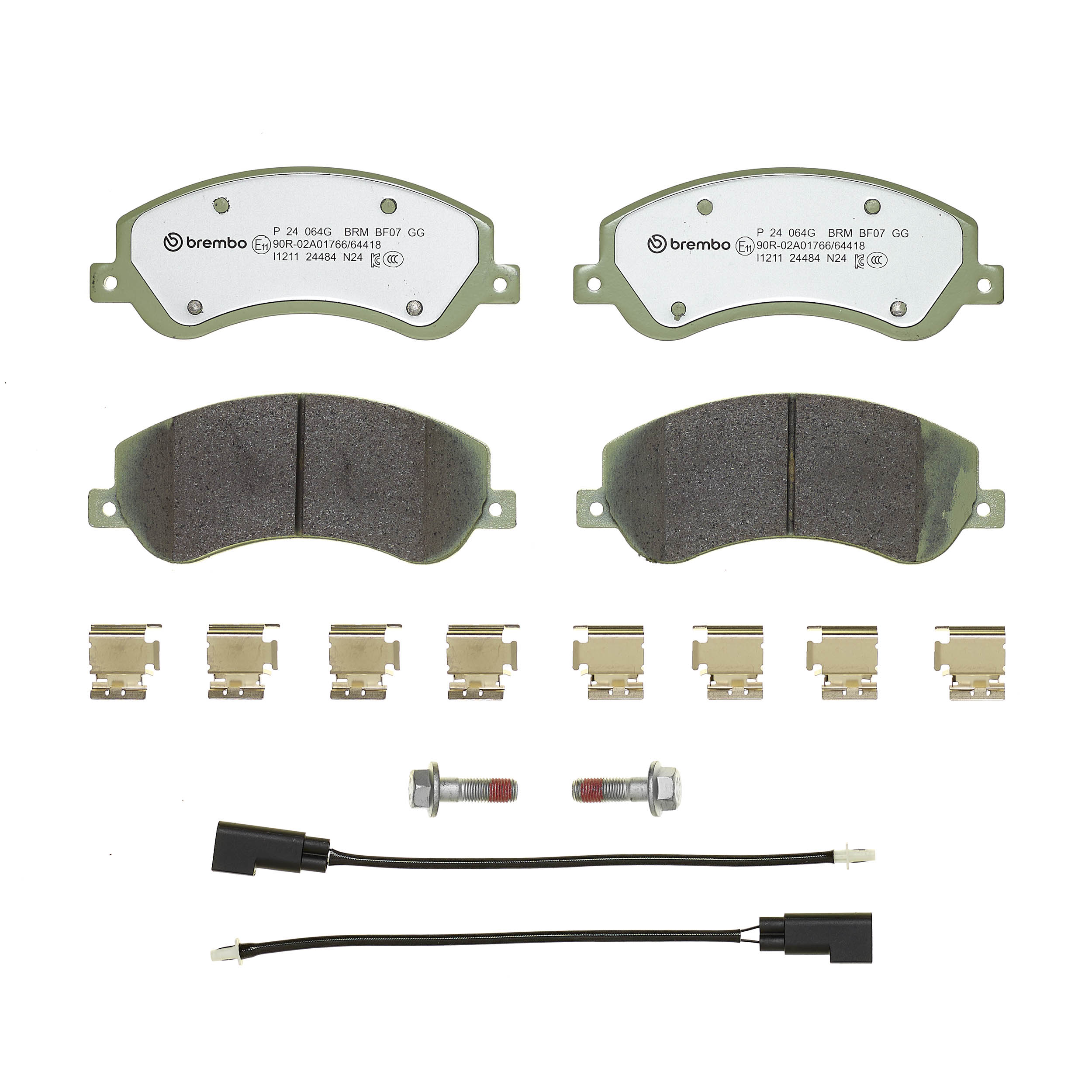 Jogo de 4 pastilhas de travão BREMBO ref. P 24 064G