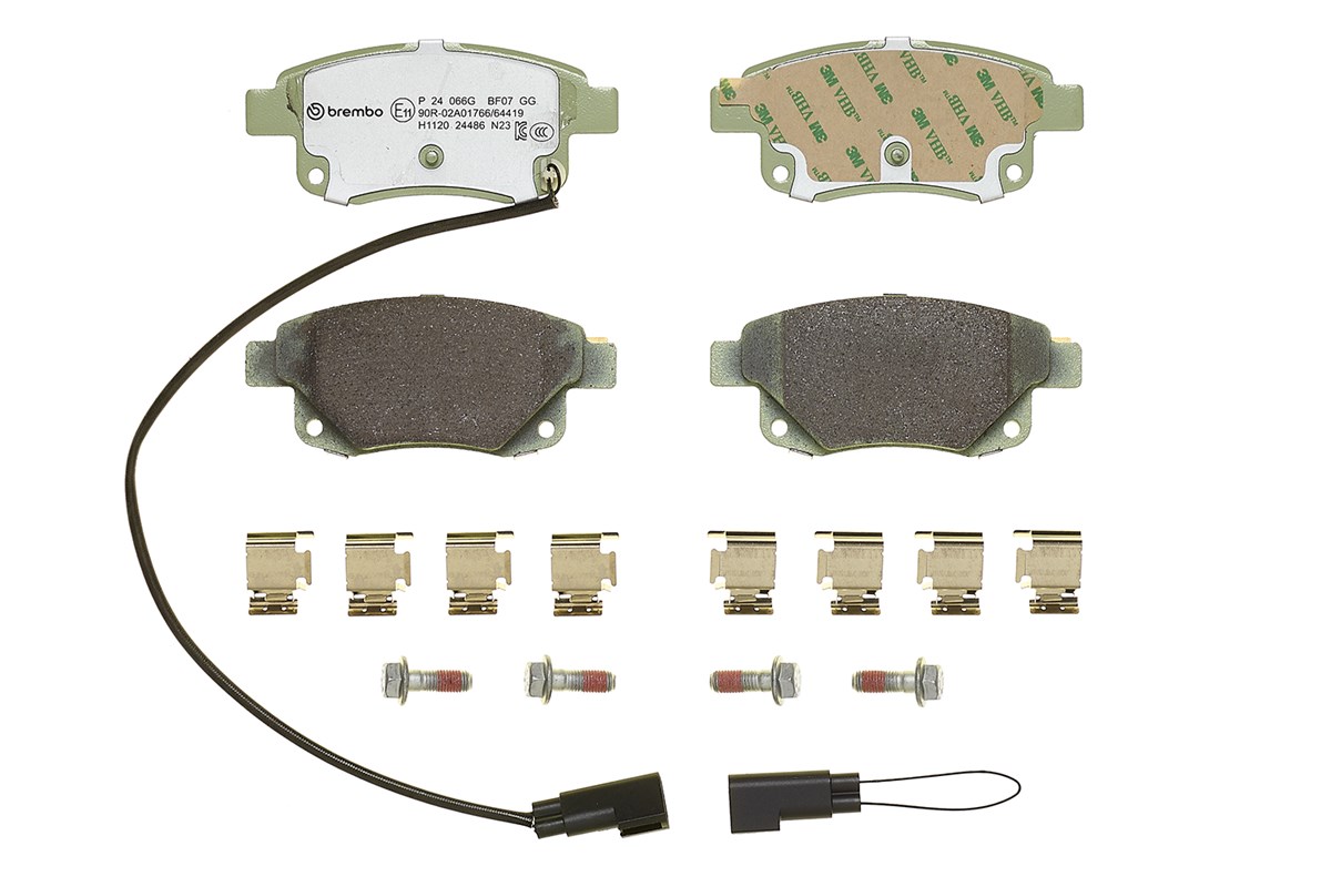 Jogo de 4 pastilhas de travão BREMBO ref. P 24 066G