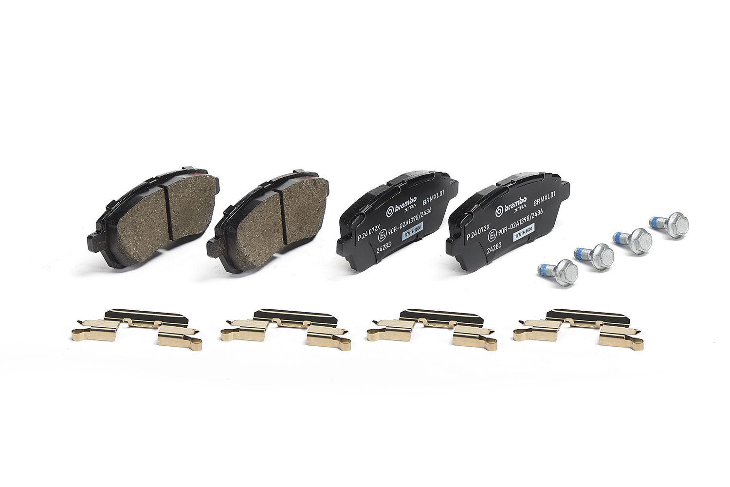 Jogo de 4 pastilhas de travão BREMBO ref. P 24 072X