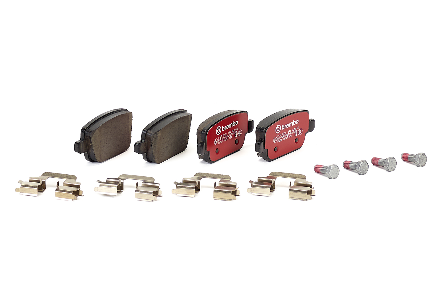 Jogo de 4 pastilhas de travão BREMBO ref. P 24 075X