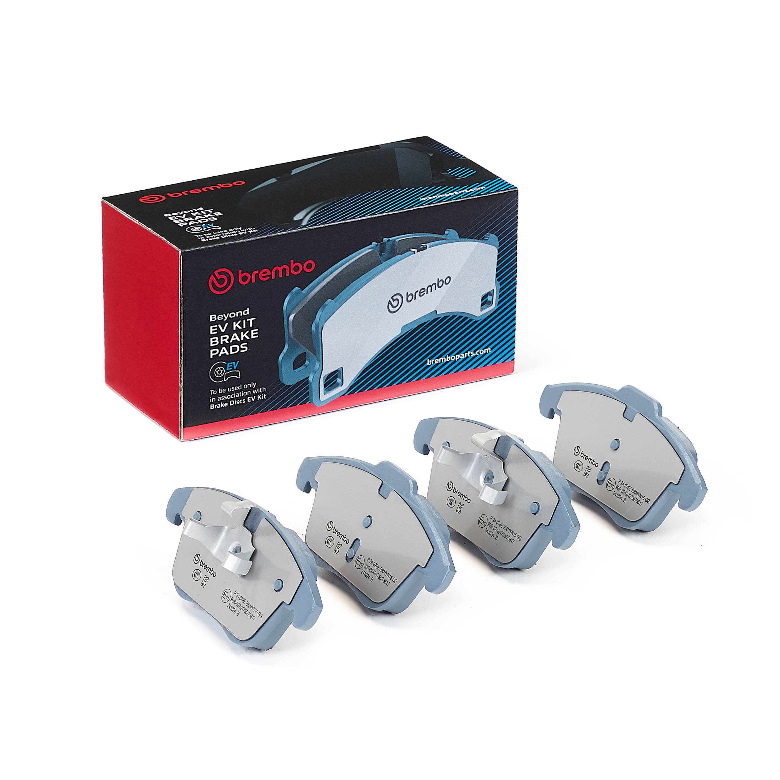 Jogo de 4 pastilhas de travão BREMBO ref. P 24 076E