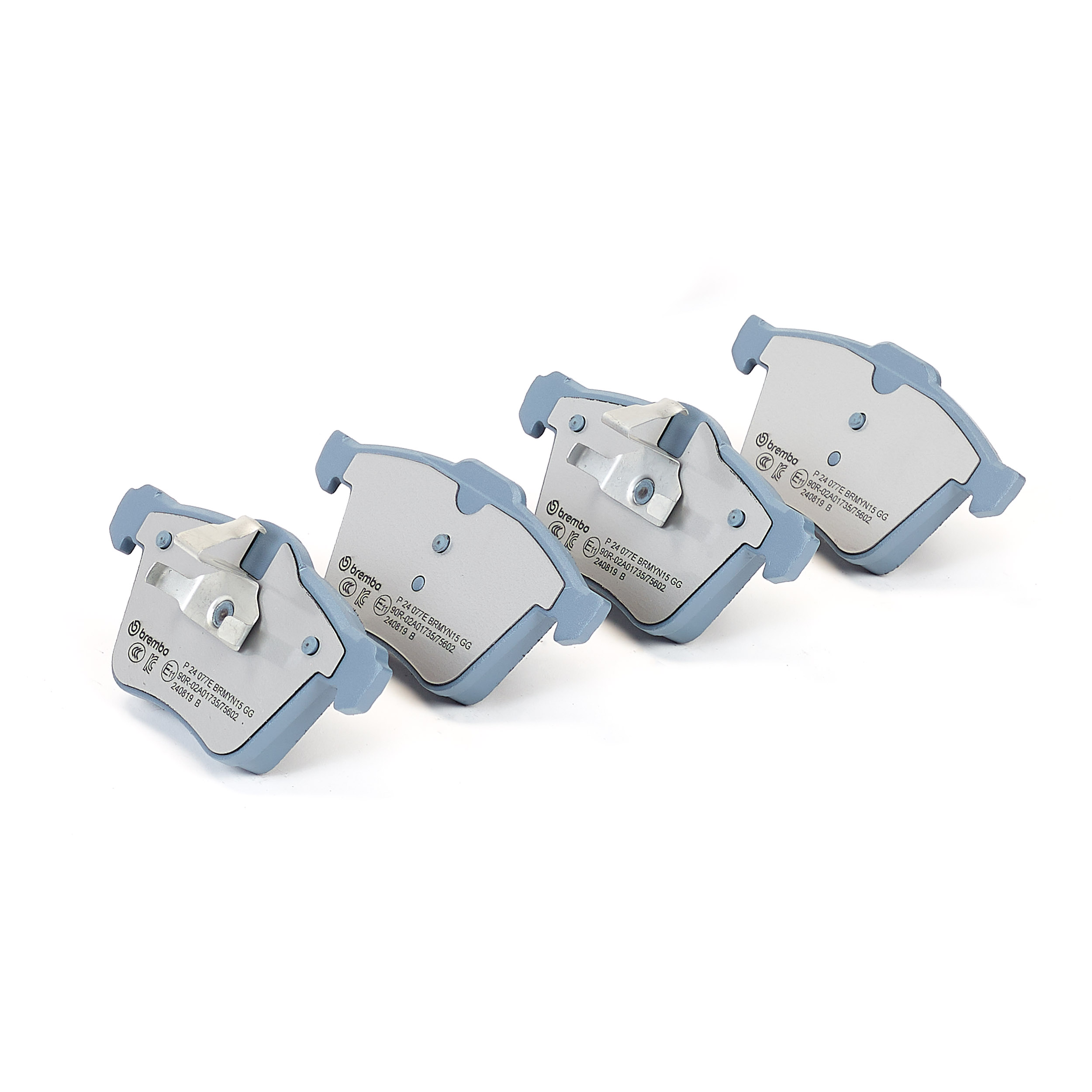 Jeu de 4 plaquettes de frein BREMBO ref. P 24 077E