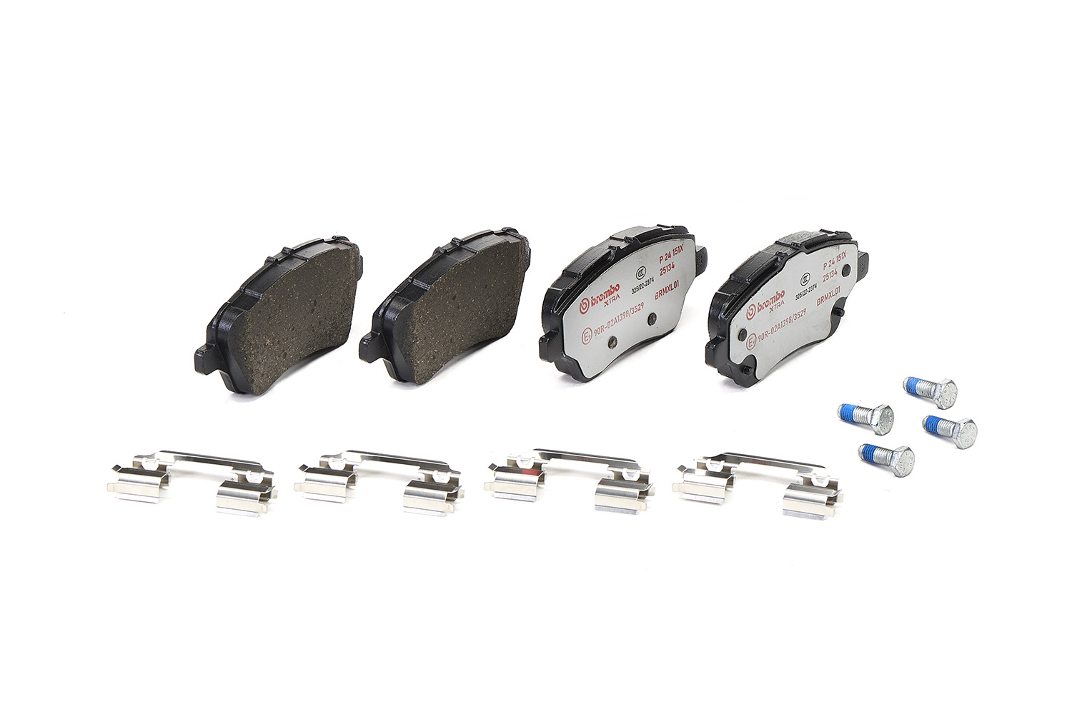 Jogo de 4 pastilhas de travão BREMBO ref. P 24 151X