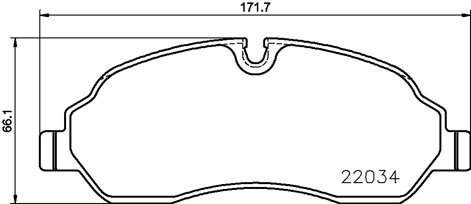 Jogo de 4 pastilhas de travão BREMBO ref. P 24 171G