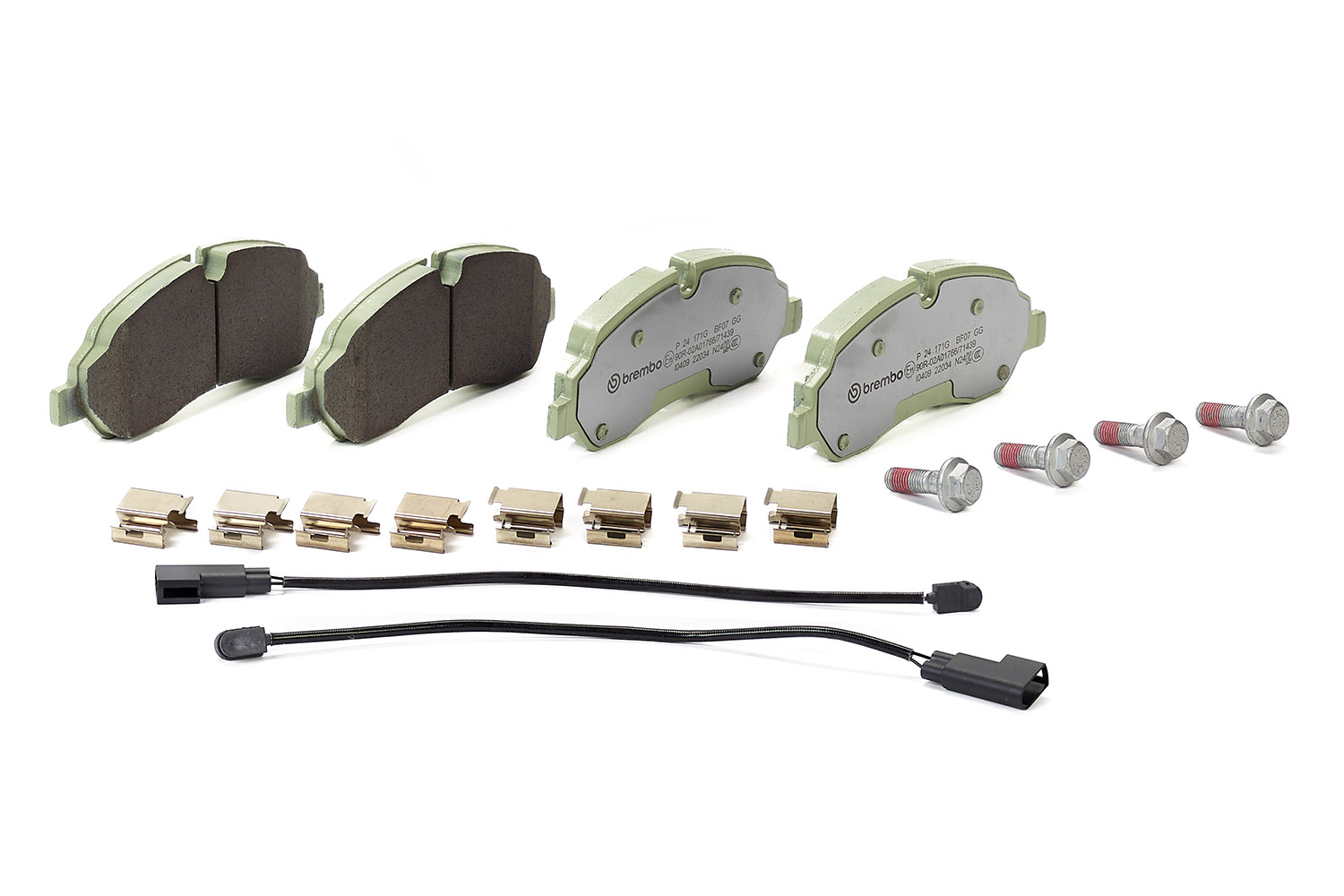 Jogo de 4 pastilhas de travão BREMBO ref. P 24 171G