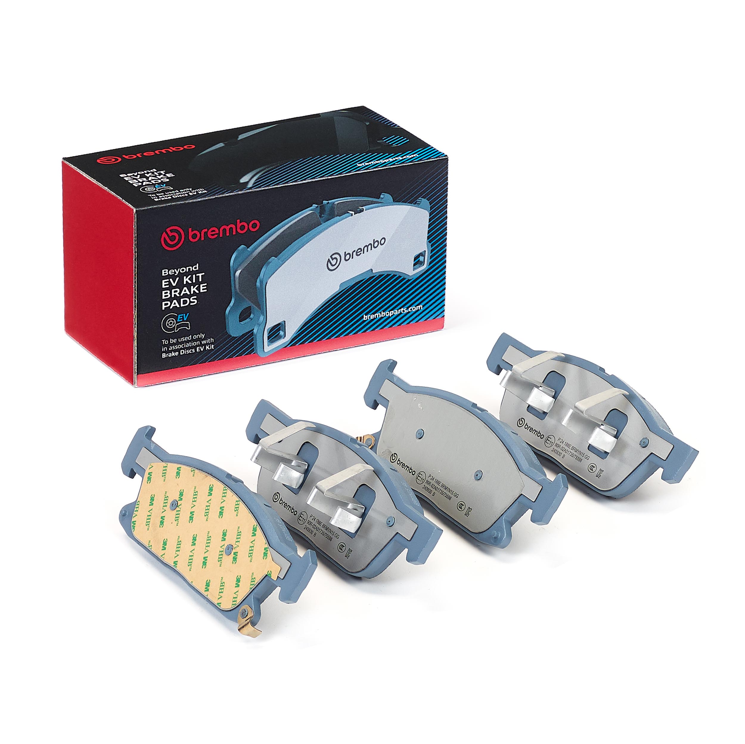 Jogo de 4 pastilhas de travão BREMBO ref. P 24 188E