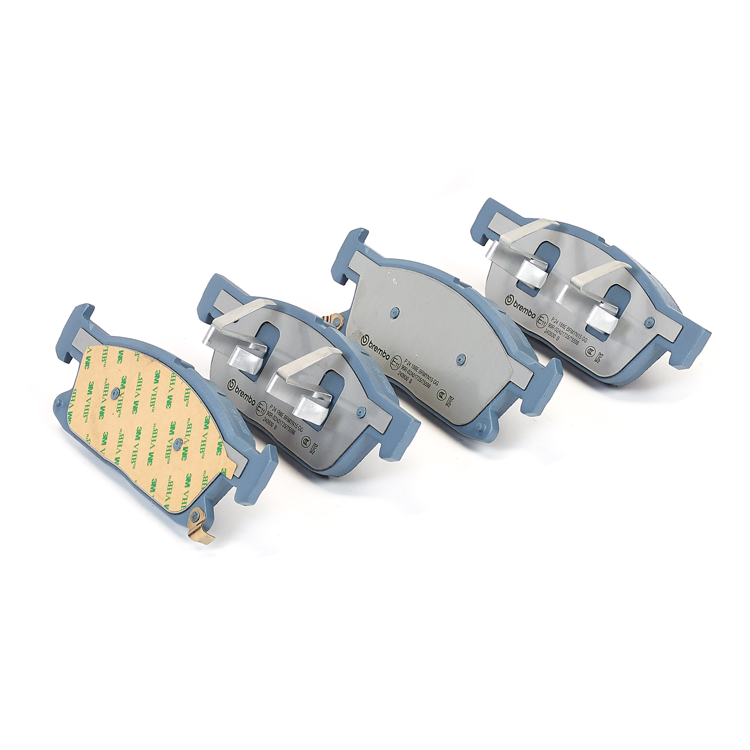 Jogo de 4 pastilhas de travão BREMBO ref. P 24 188E