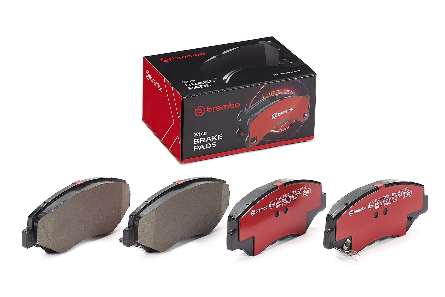 Jogo de 4 pastilhas de travão BREMBO ref. P 28 035X